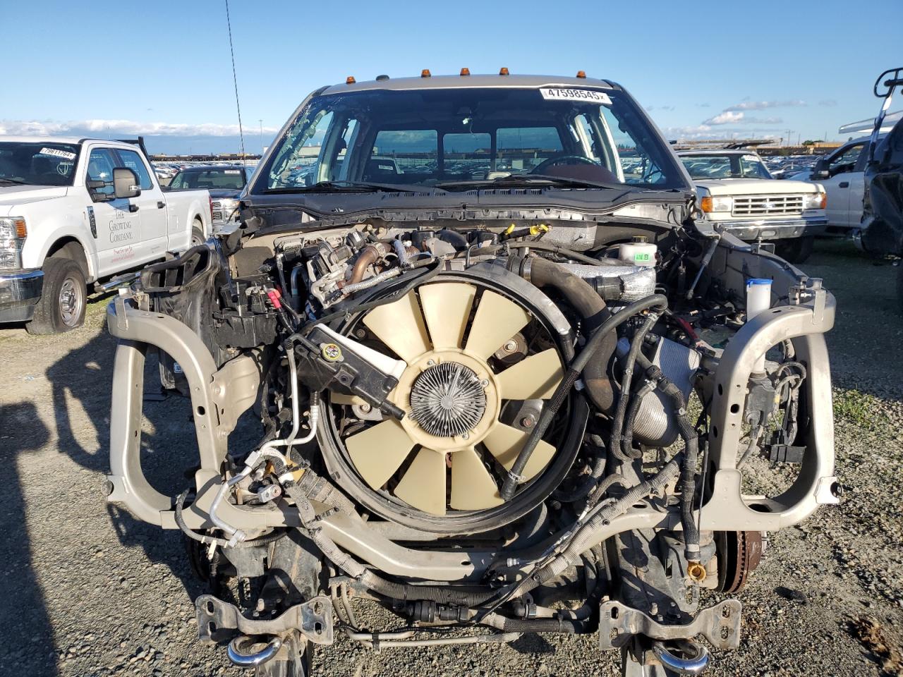 2018 Ford F350 VIN 1FT8W3BT8JEB00023 Copart auction photo, stripped damage thumbnail 5