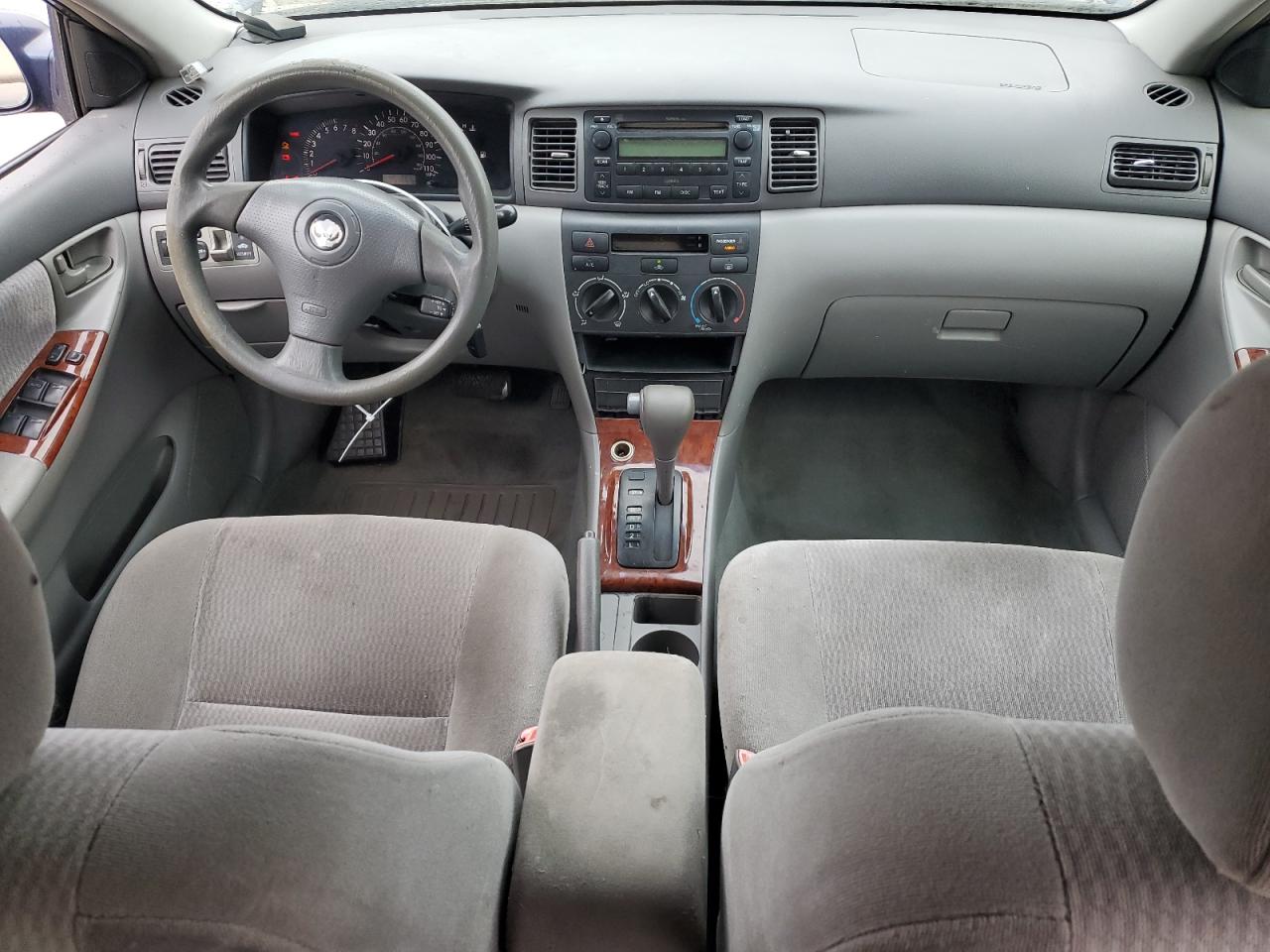 2007 Toyota Corolla VIN 2T1BR32EX7C724691 Copart auction photo, front end / rear end damage thumbnail 8