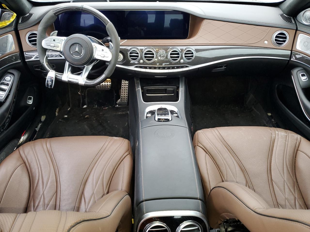 2019 Mercedes-Benz S-klasse VIN WDDUG8JB5KA463752 Copart auction photo, front end damage thumbnail 8