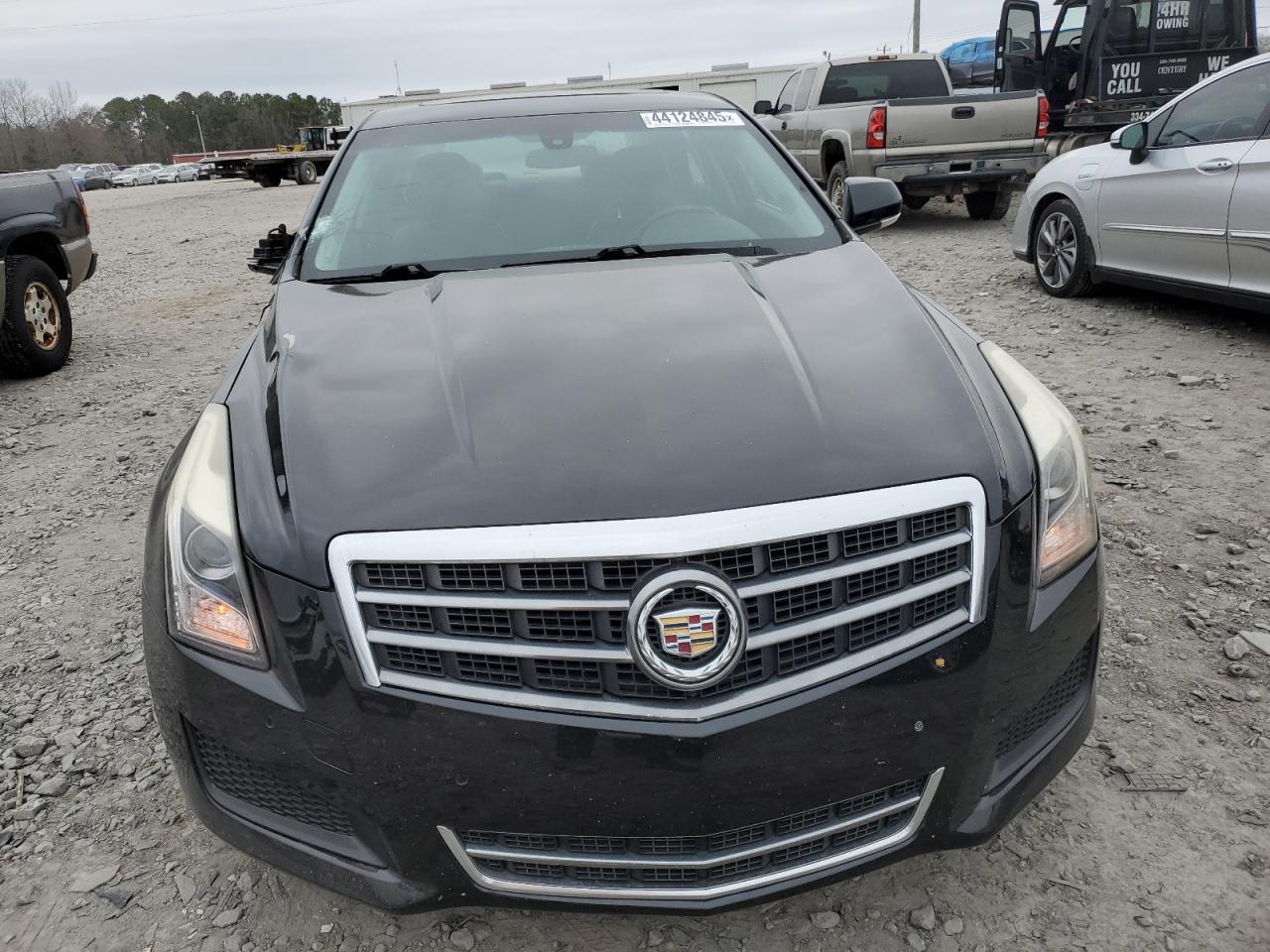 2014 Cadillac ATS VIN 1G6AB5RX7E0174198 Copart auction photo, side / front end damage thumbnail 5