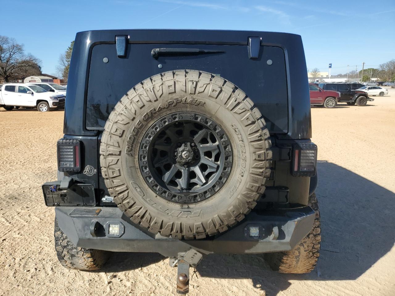 2014 Jeep Wrangler VIN 1C4HJWFG8EL119654 Copart auction photo, all over damage thumbnail 6