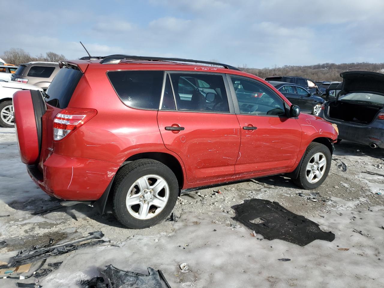 2010 Toyota RAV 4 VIN JTMBF4DV8A5030646 Copart auction photo, undercarriage / front end damage thumbnail 3