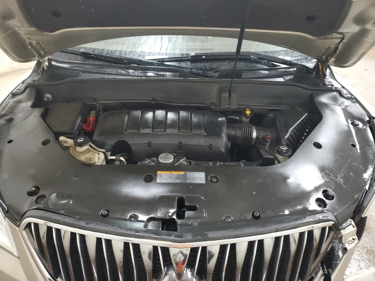 2013 Buick Enclave VIN 5GAKVCKD9DJ113829 Copart auction photo, front end / side damage thumbnail 12