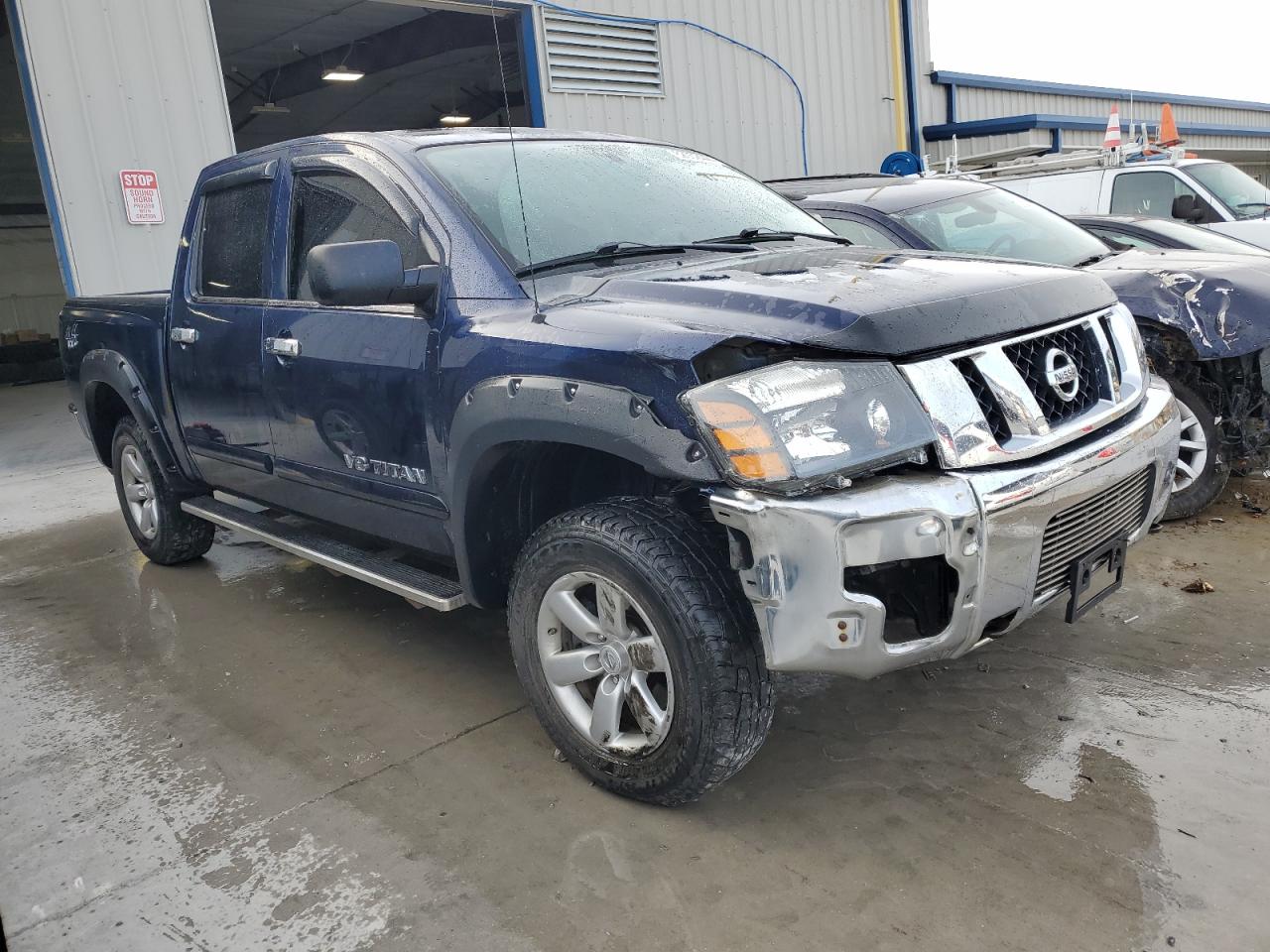 2010 Nissan Titan VIN 1N6AA0EJ8AN313124 Copart auction photo, front end damage thumbnail 4
