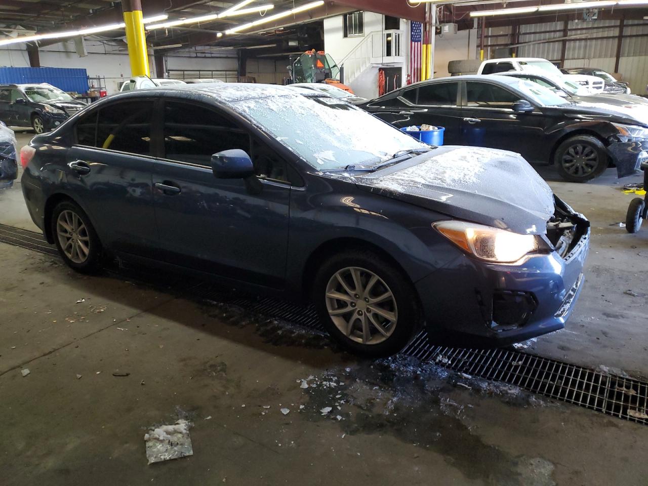 2013 Subaru Impreza VIN JF1GJAC67DH022687 Copart auction photo, front end damage thumbnail 4