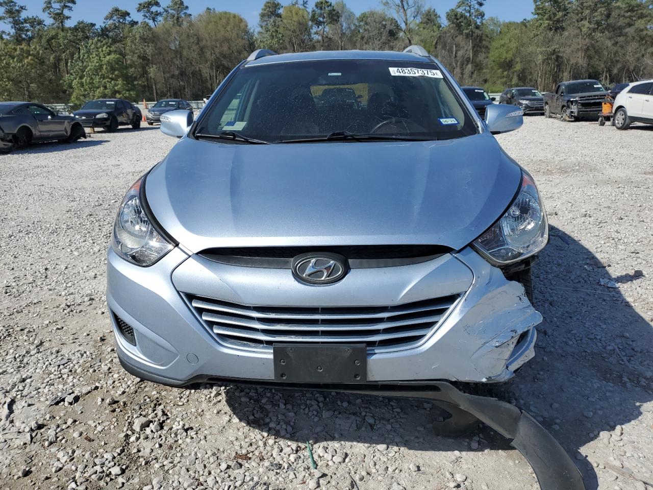 2012 Hyundai Tucson VIN KM8JU3AC1CU535608 Copart auction photo, front end damage thumbnail 5