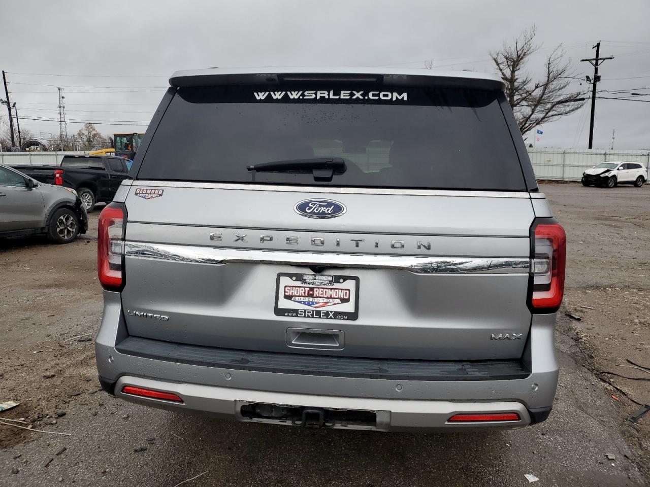 2022 Ford Expedition VIN 1FMJK2AT8NEA30114 Copart auction photo, front end / side damage thumbnail 6