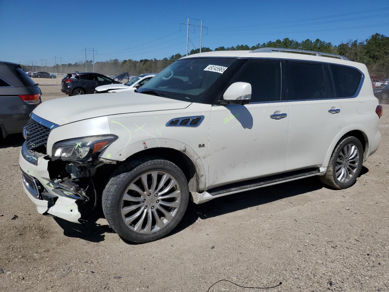 2016 Infiniti QX80 VIN JN8AZ2NF5G9612823 - Copart auction photo
