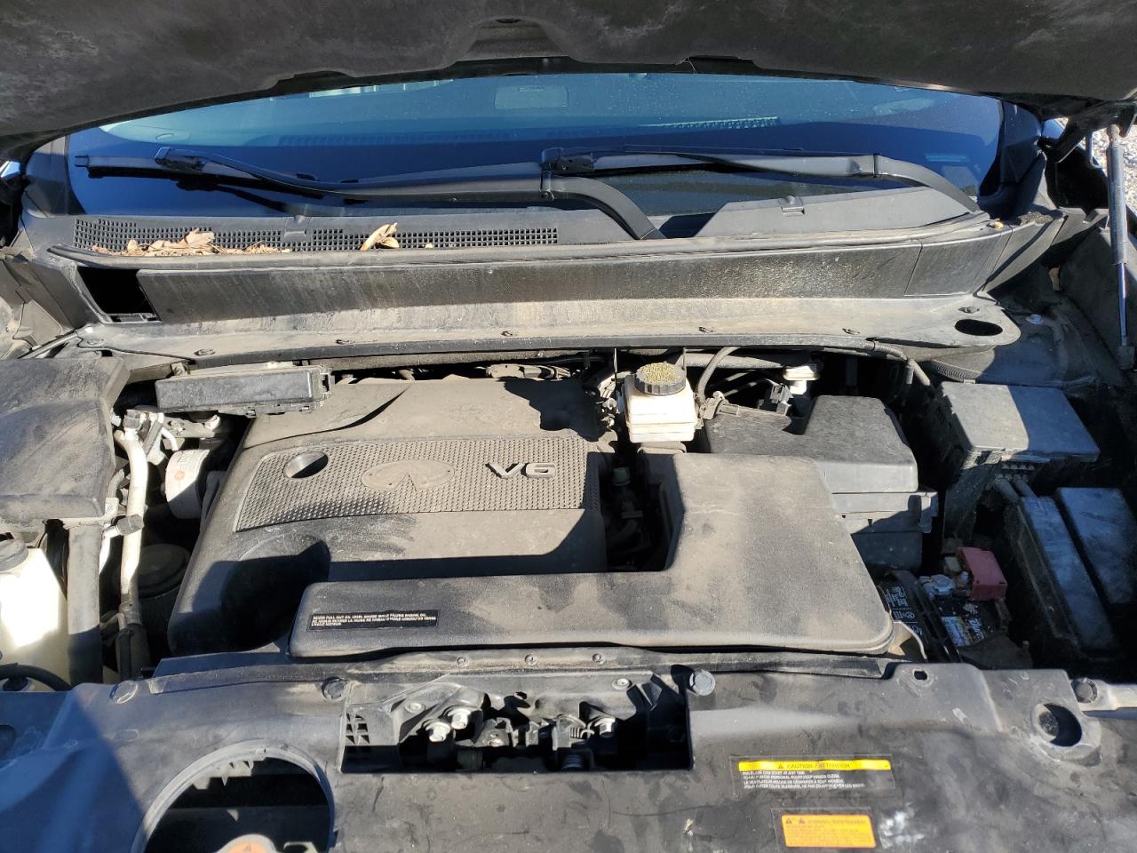 2013 Infiniti JX VIN 5N1AL0MN8DC326534 Copart auction photo, front end damage thumbnail 12