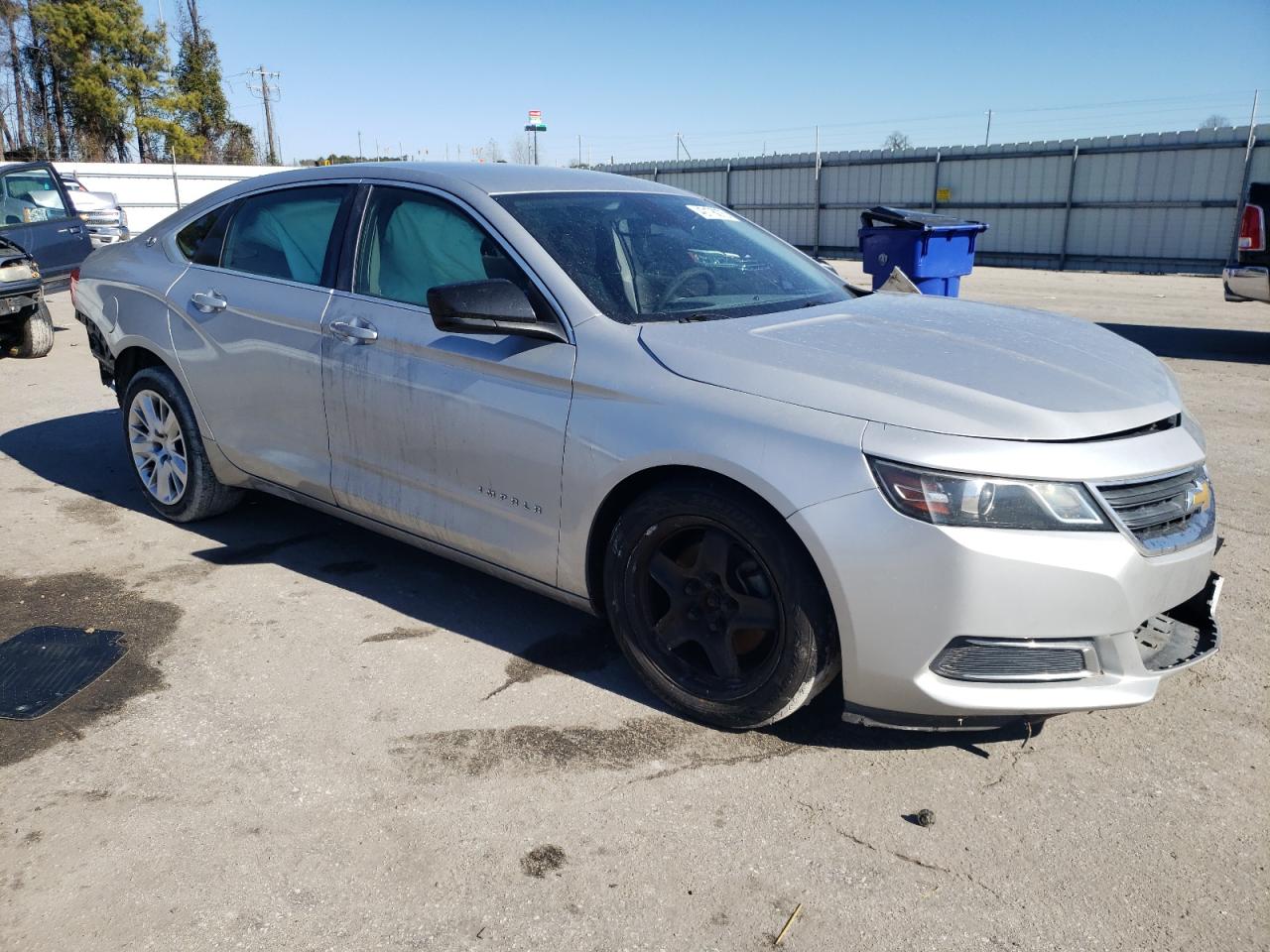 2016 Chevrolet Impala VIN 2G11X5SA2G9142880 Copart auction photo, all over / frame damage damage thumbnail 4