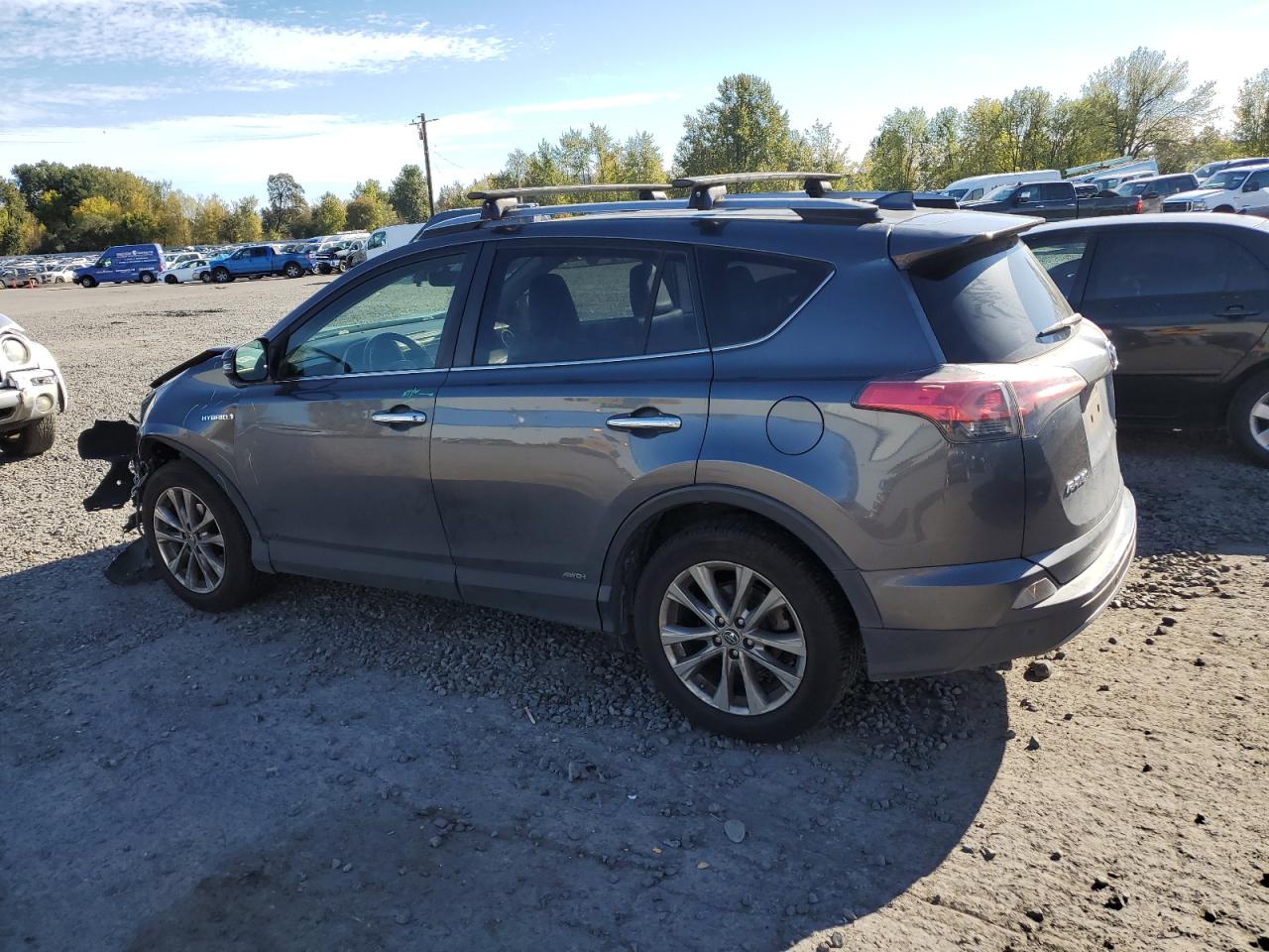2017 Toyota RAV 4 VIN JTMDJREV6HD149993 Copart auction photo, front end / side damage thumbnail 2
