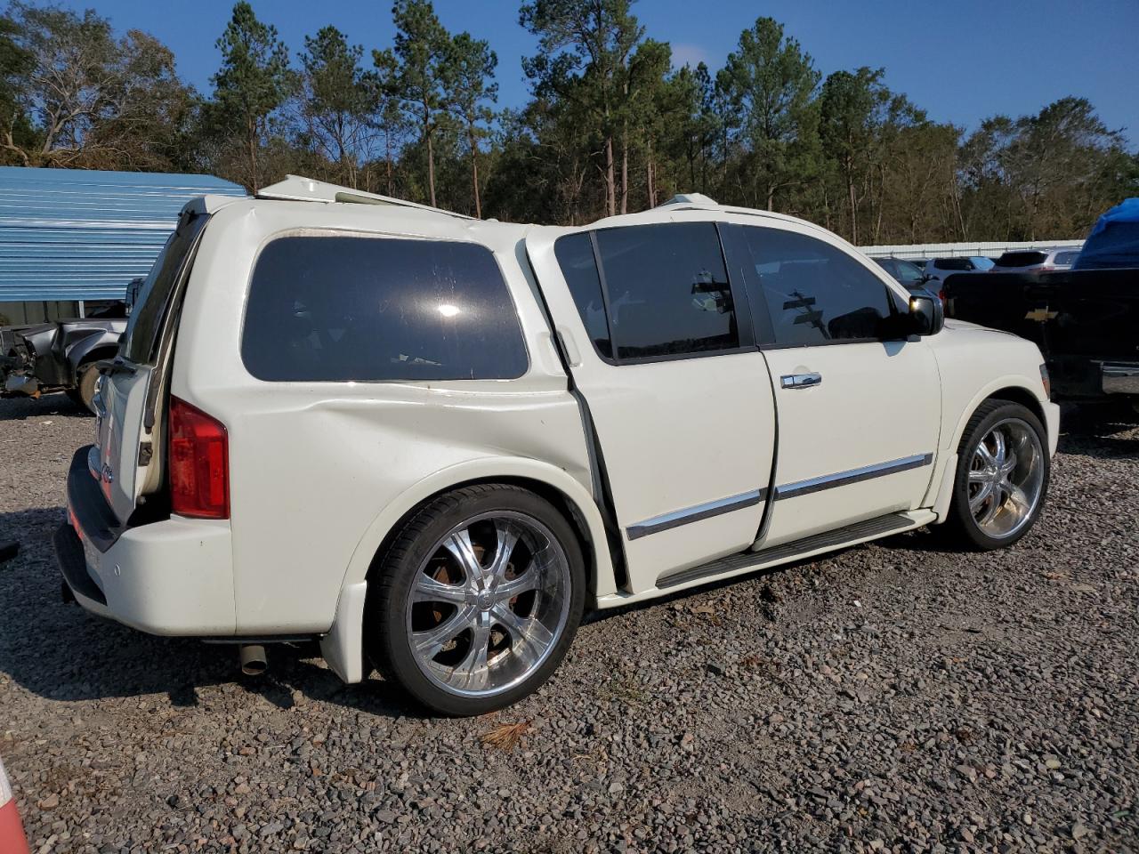 2006 Infiniti QX56 VIN 5N3AA08A76N810044 Copart auction photo, all over damage thumbnail 3