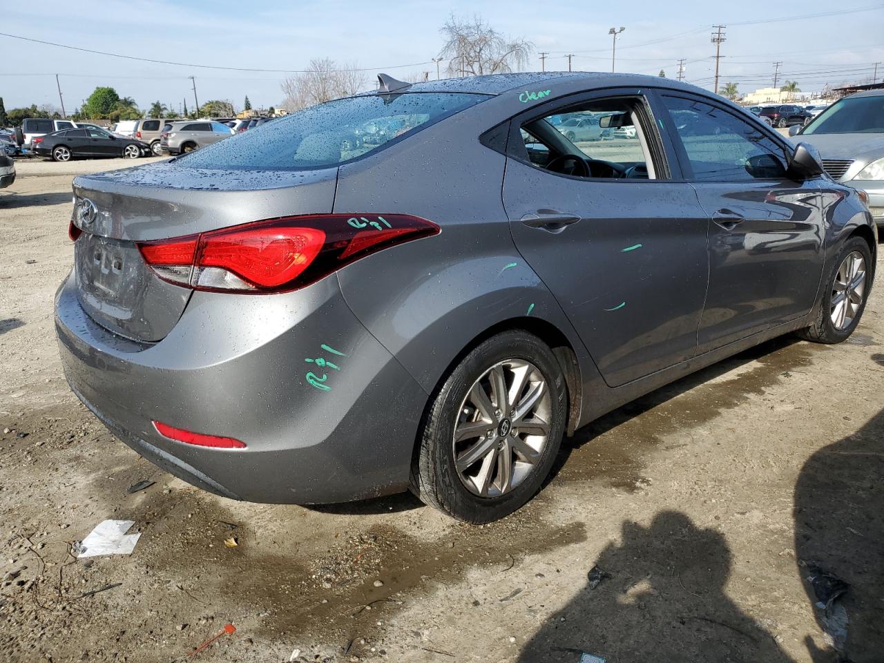 2014 Hyundai Elantra VIN 5NPDH4AE4EH519624 Copart auction photo, minor dent/scratches damage thumbnail 3