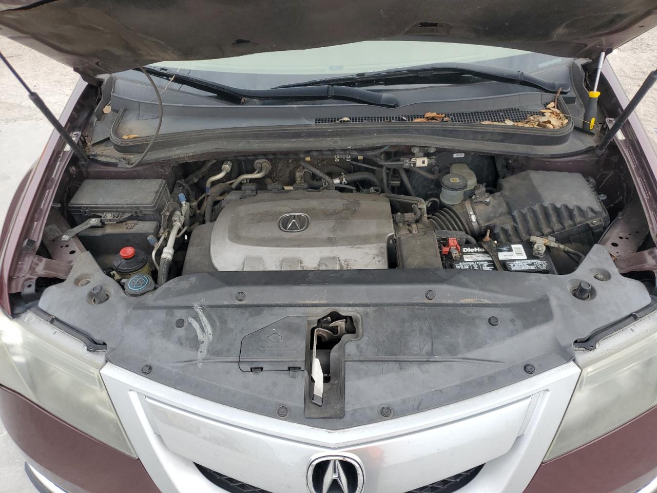 2012 Acura MDX VIN 2HNYD2H35CH522926 Copart auction photo, rear end / side damage thumbnail 12