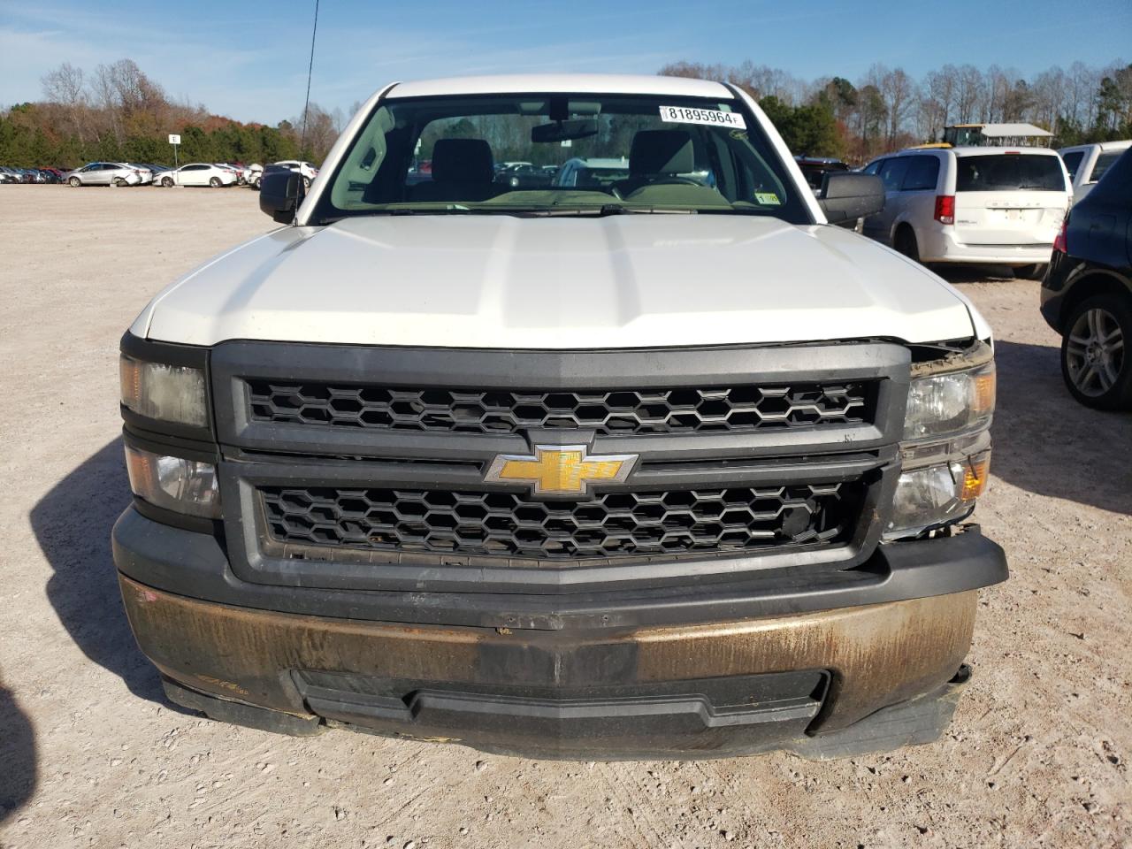 2014 Chevrolet Silverado VIN 1GCNCPEHXEZ271039 Copart auction photo, front end / side damage thumbnail 5