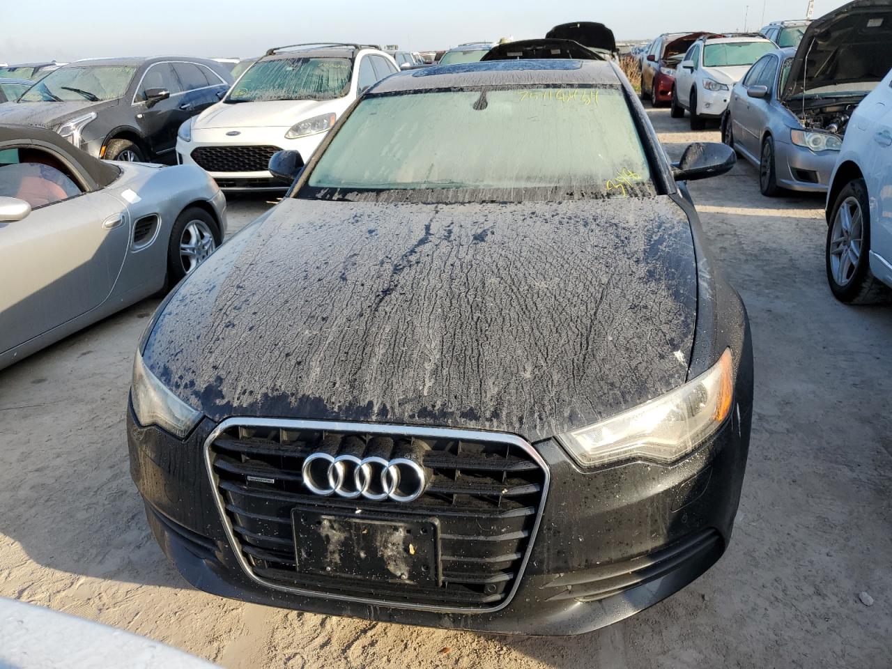 2014 Audi A6 VIN WAUGFAFC6EN048534 Copart auction photo, water/flood damage thumbnail 5