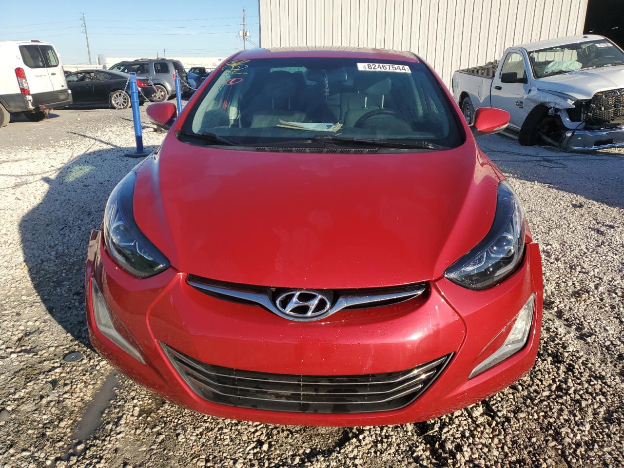 2015 Hyundai Elantra VIN KMHDH4AE4FU327655 Copart auction photo, side damage thumbnail 5