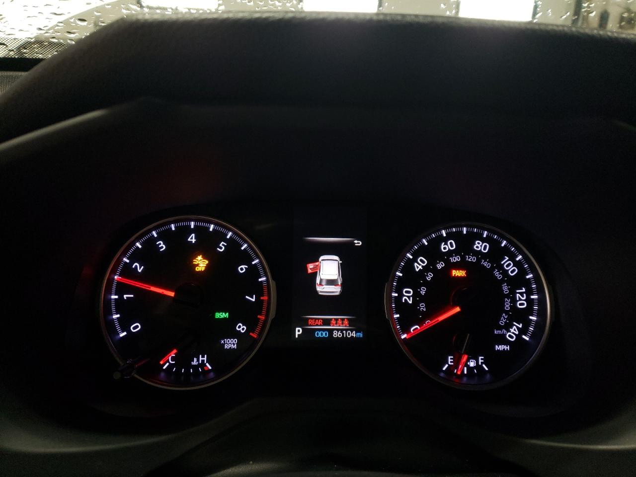 2019 Toyota RAV 4 VIN JTMG1RFV1KJ010407 Copart auction photo, front end damage thumbnail 9