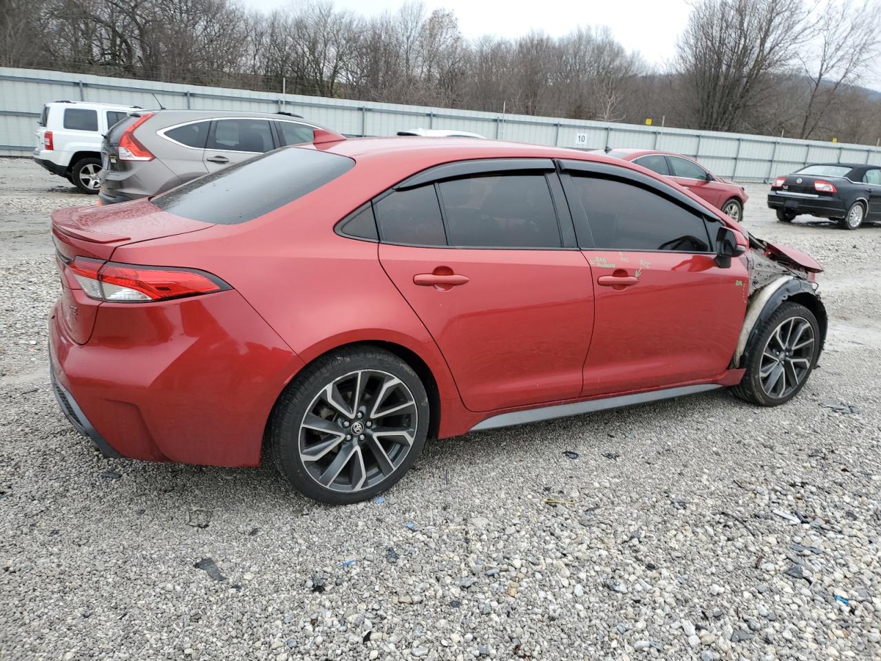 2021 Toyota Corolla VIN JTDS4MCE1MJ061319 Copart auction photo, front end damage thumbnail 3