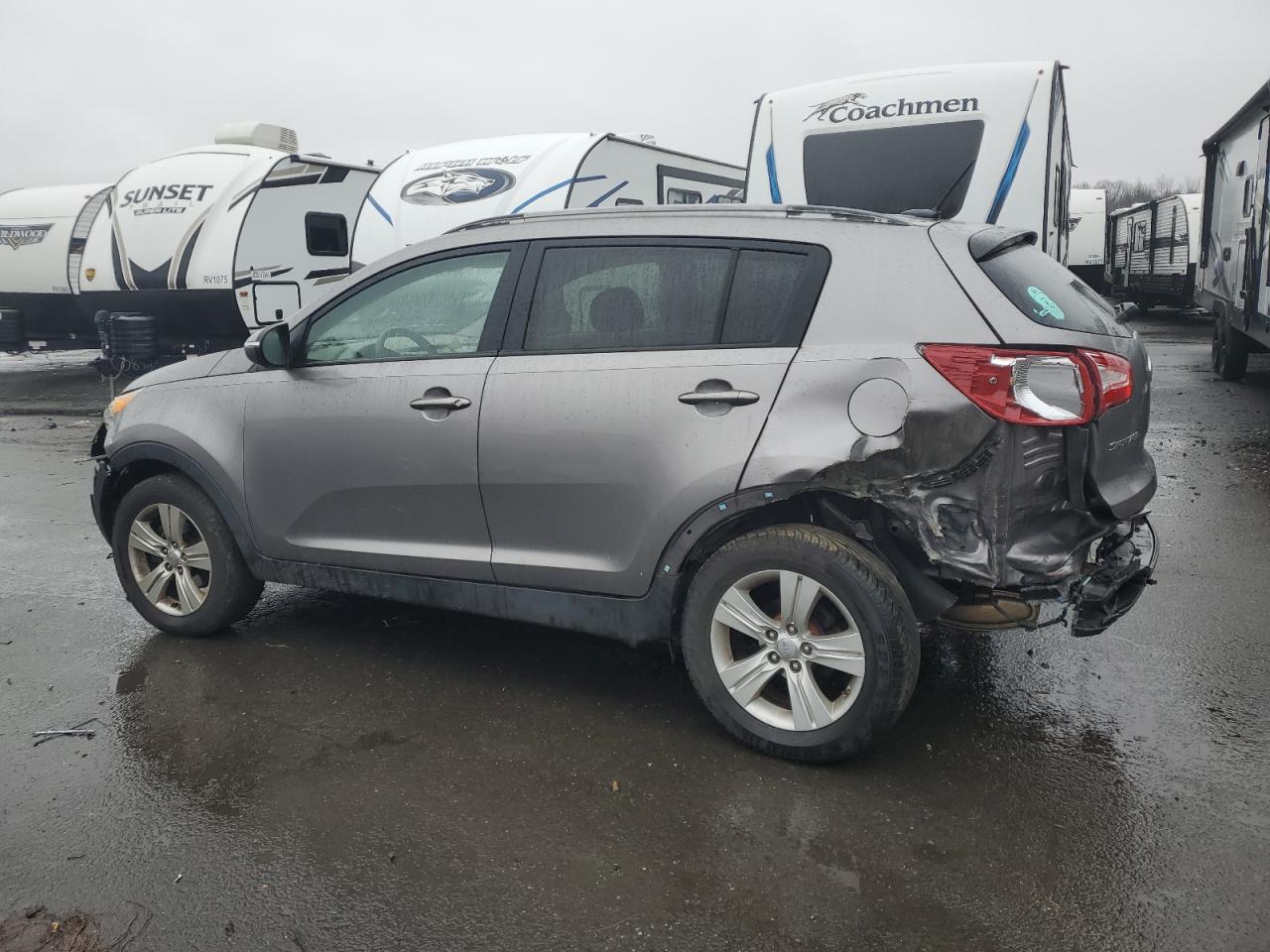 2012 KIA Sportage VIN KNDPB3A22C7324220 Copart auction photo, rear end / front end damage thumbnail 2