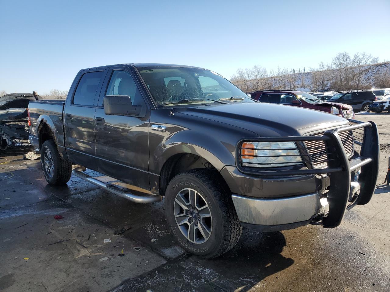 2005 Ford F-150 VIN 1FTPW14555FB35875 Copart auction photo, rear end damage thumbnail 4
