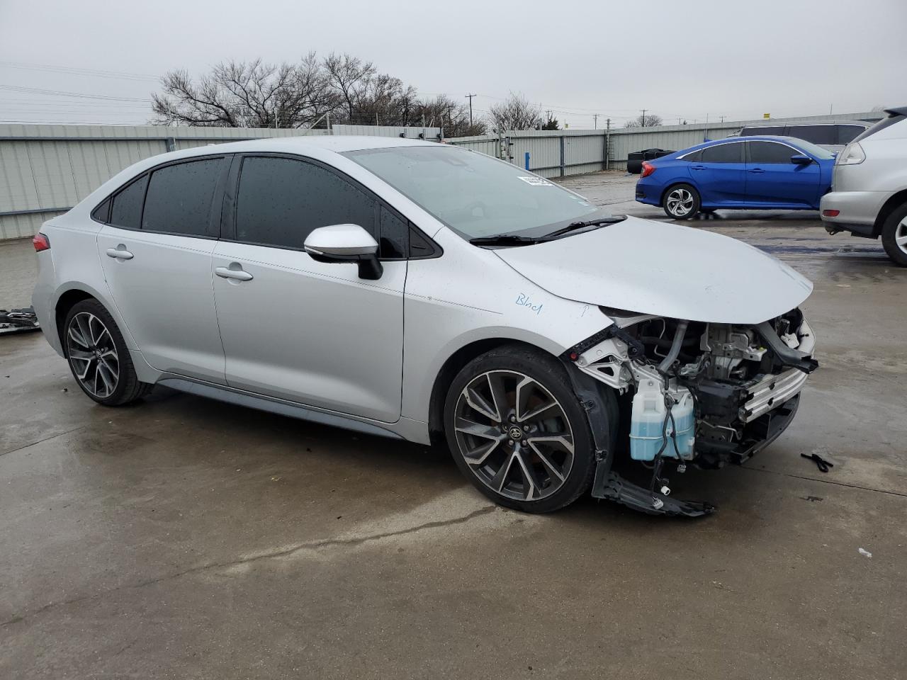 2020 Toyota Corolla VIN 5YFS4RCE3LP023730 Copart auction photo, front end damage thumbnail 4