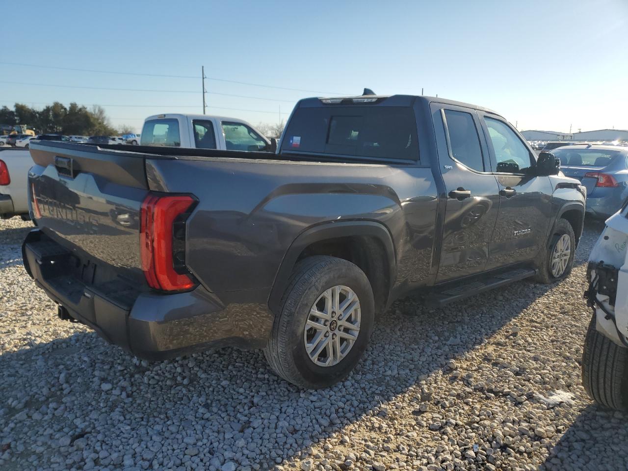 2022 Toyota Tundra VIN 5TFLA5AA5NX005434 Copart auction photo, side / front end damage thumbnail 3