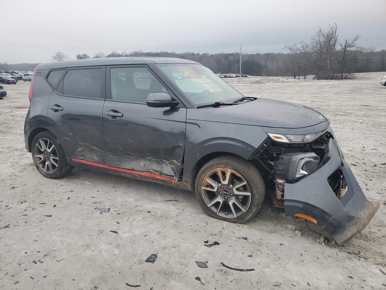 2022 KIA Soul VIN KNDJ63AU7N7817681 Copart auction photo, all over damage thumbnail 4