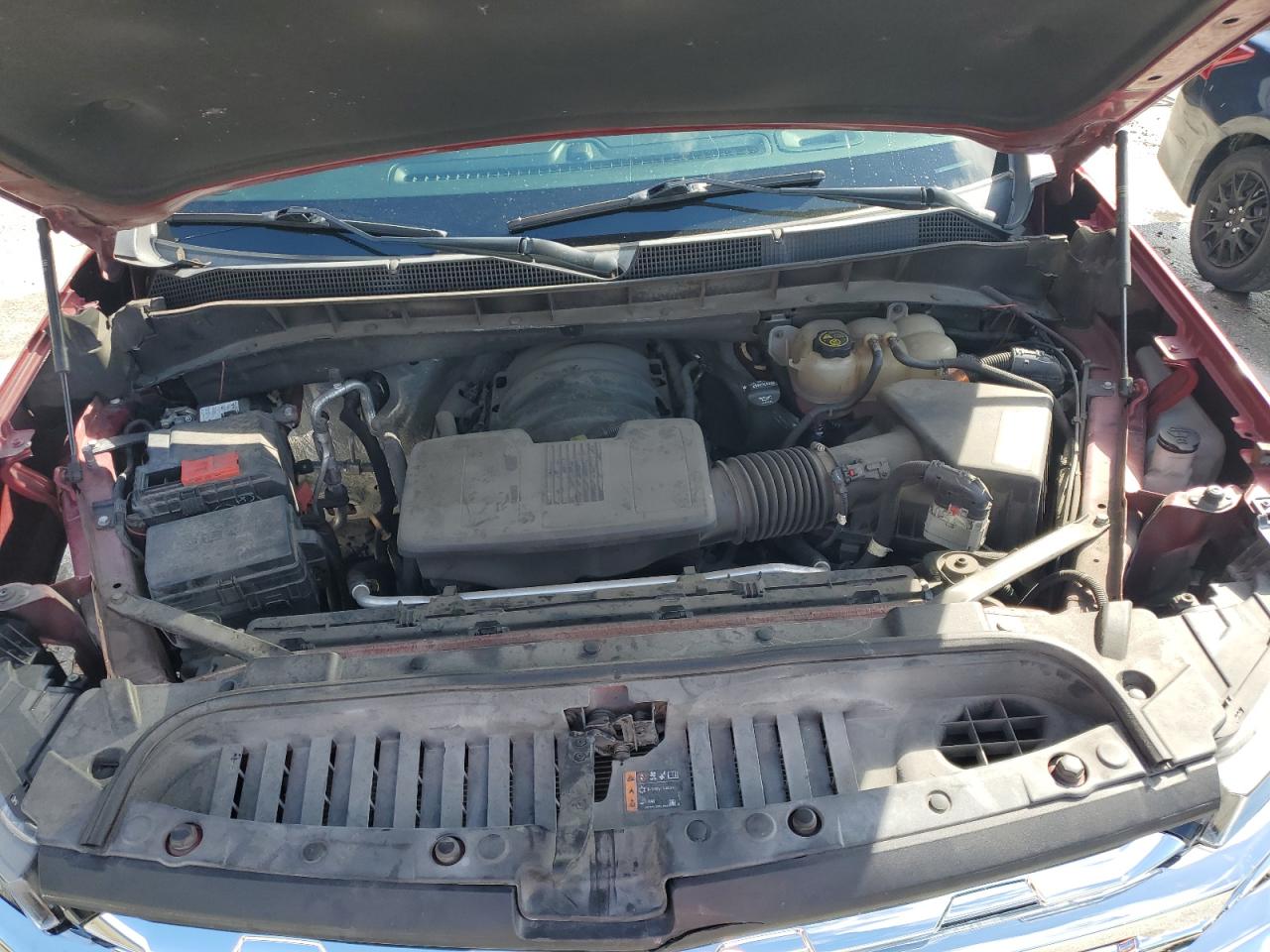 2020 Chevrolet Silverado VIN 1GCUYGELXLZ153782 Copart auction photo, front end / minor dent/scratches damage thumbnail 11