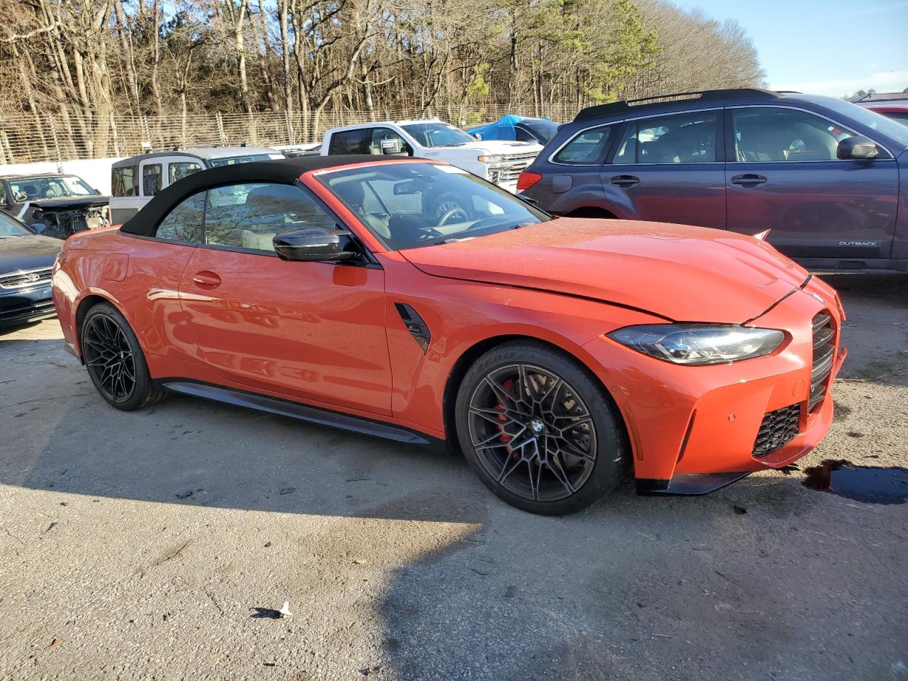 2024 BMW M4 VIN WBS33BA03RCP76190 Copart auction photo, front end damage thumbnail 4