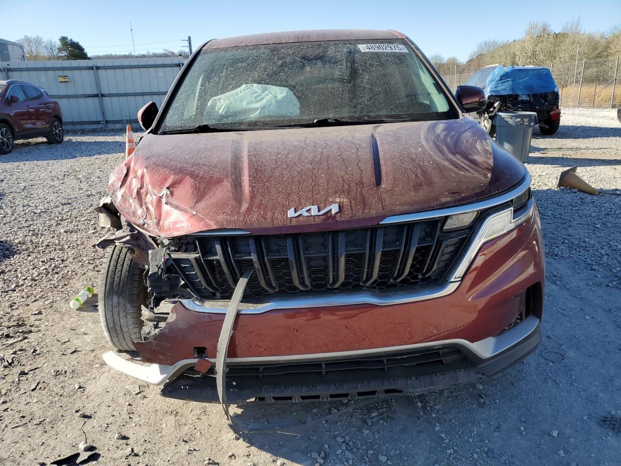 2023 KIA Carnival VIN KNDNB4H36P6262974 Copart auction photo, front end damage thumbnail 5