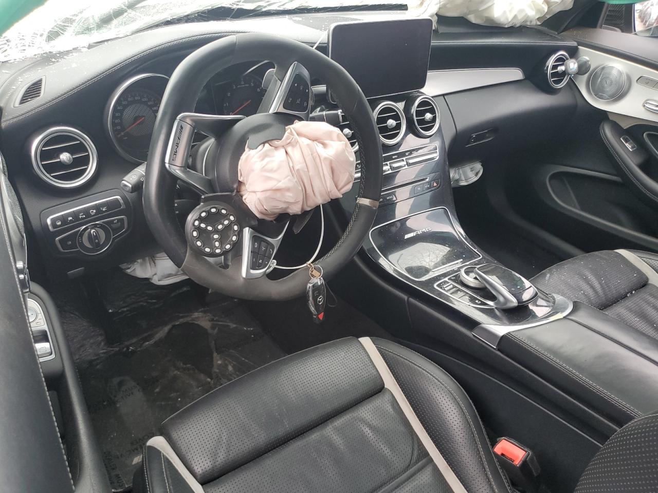 2017 Mercedes-Benz C-klasse VIN WDDWJ8HB2HF546597 Copart auction photo, front end damage thumbnail 8
