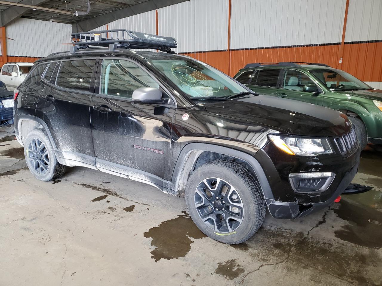 2019 Jeep Compass VIN 3C4NJDDB2KT666935 Copart auction photo, front end / undercarriage damage thumbnail 4