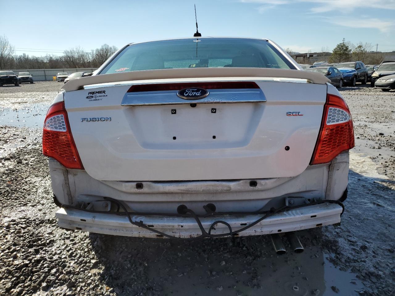 2012 Ford Fusion VIN 3FAHP0JA8CR294263 Copart auction photo, rear end damage thumbnail 6