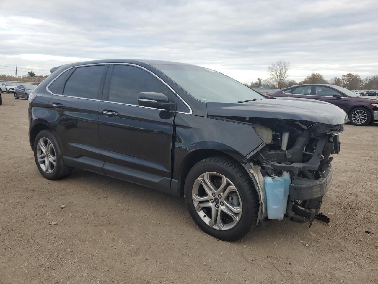2017 Ford Edge VIN 2FMPK4K9XHBB05520 Copart auction photo, front end / rear end damage thumbnail 4