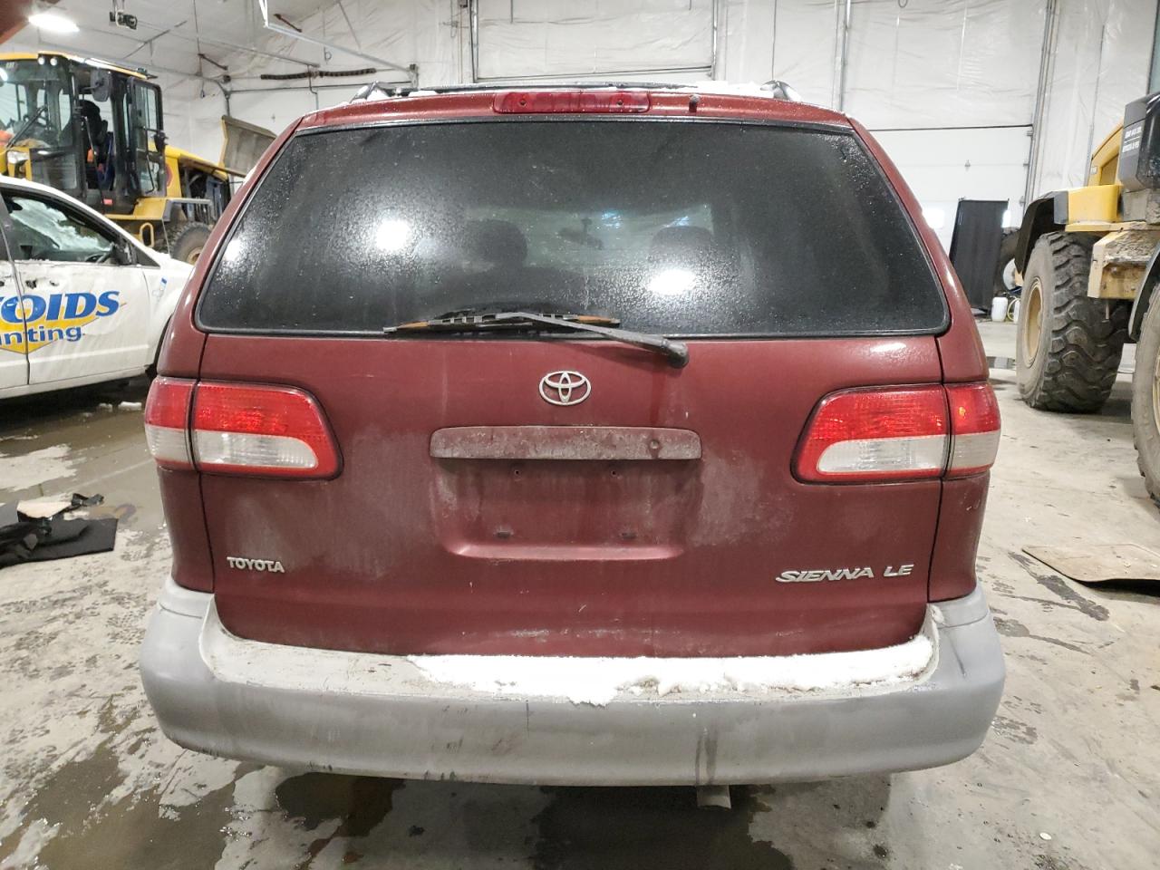 2003 Toyota Sienna VIN 4T3ZF13C93U544918 Copart auction photo, top/roof / all over damage thumbnail 6