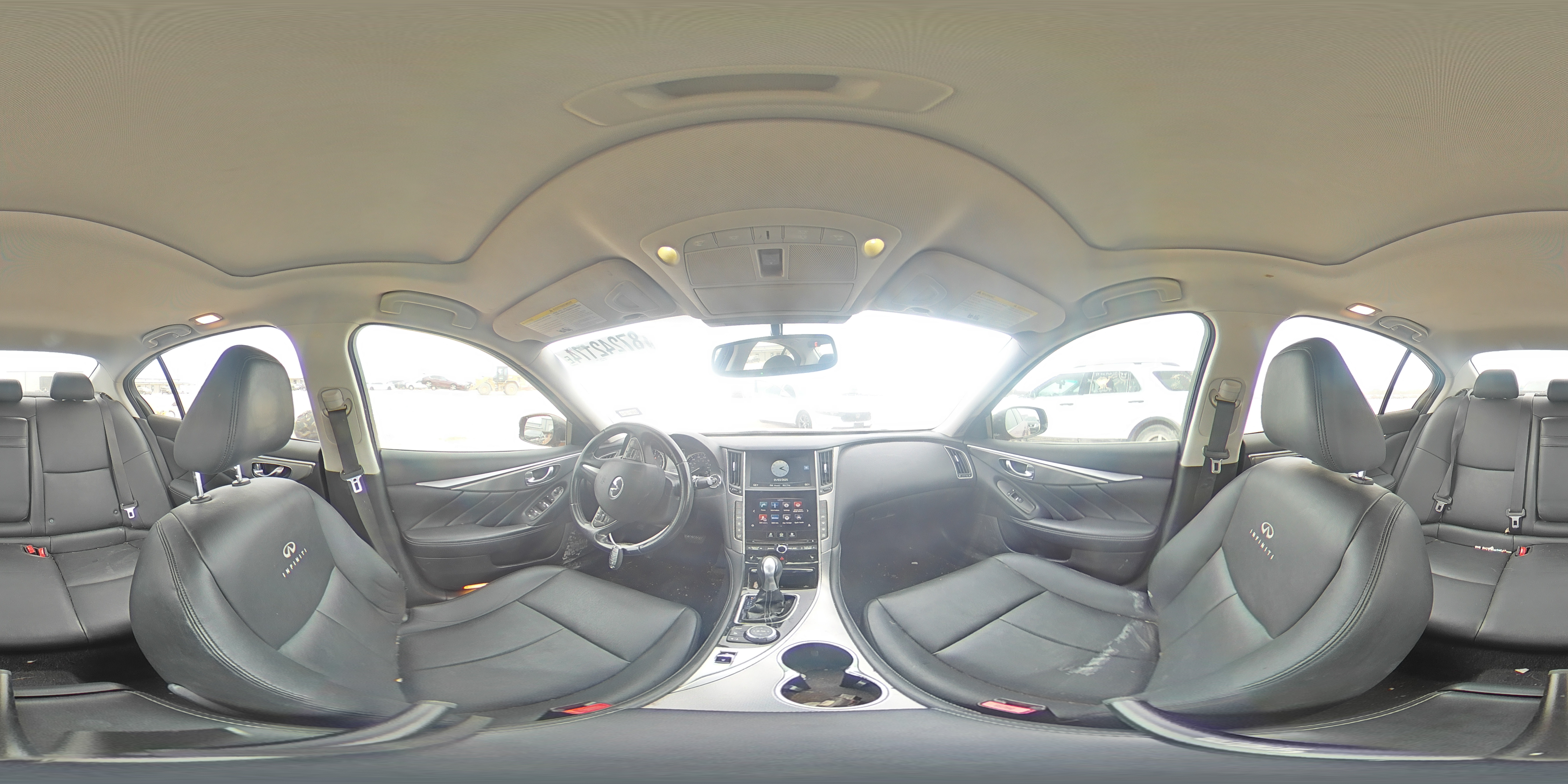 2014 Infiniti Q50 VIN JN1BV7AP0EM680113 Copart auction photo, all over / undercarriage damage thumbnail 13