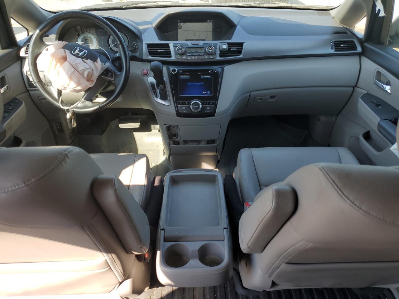 2014 Honda Odyssey VIN 5FNRL5H60EB069056 Copart auction photo, front end / side damage thumbnail 8