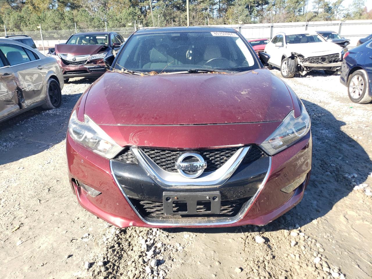 2017 Nissan Maxima VIN 1N4AA6AP0HC392218 Copart auction photo, side damage thumbnail 5