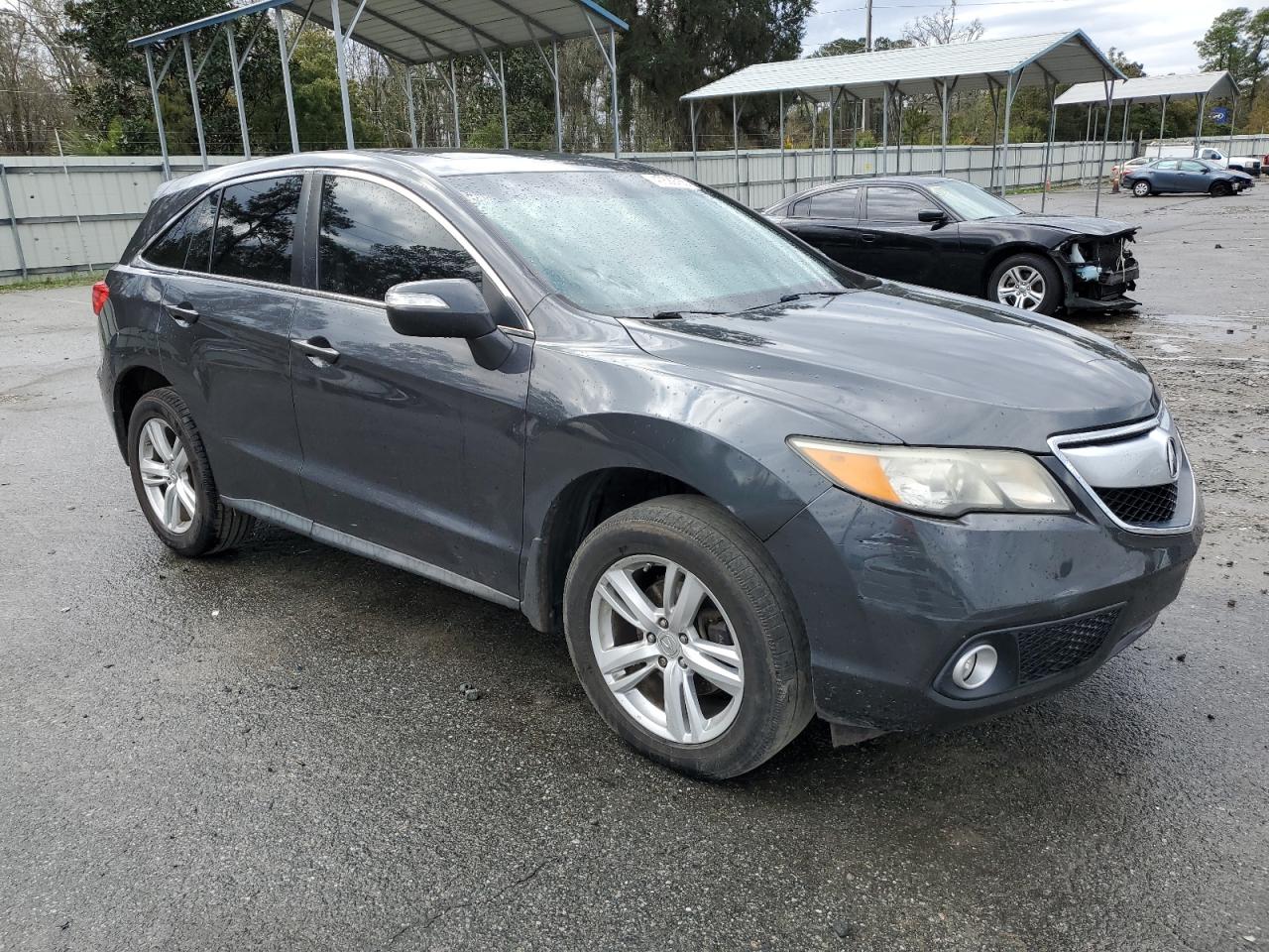 2015 Acura RDX VIN 5J8TB3H57FL018416 Copart auction photo, side damage thumbnail 4