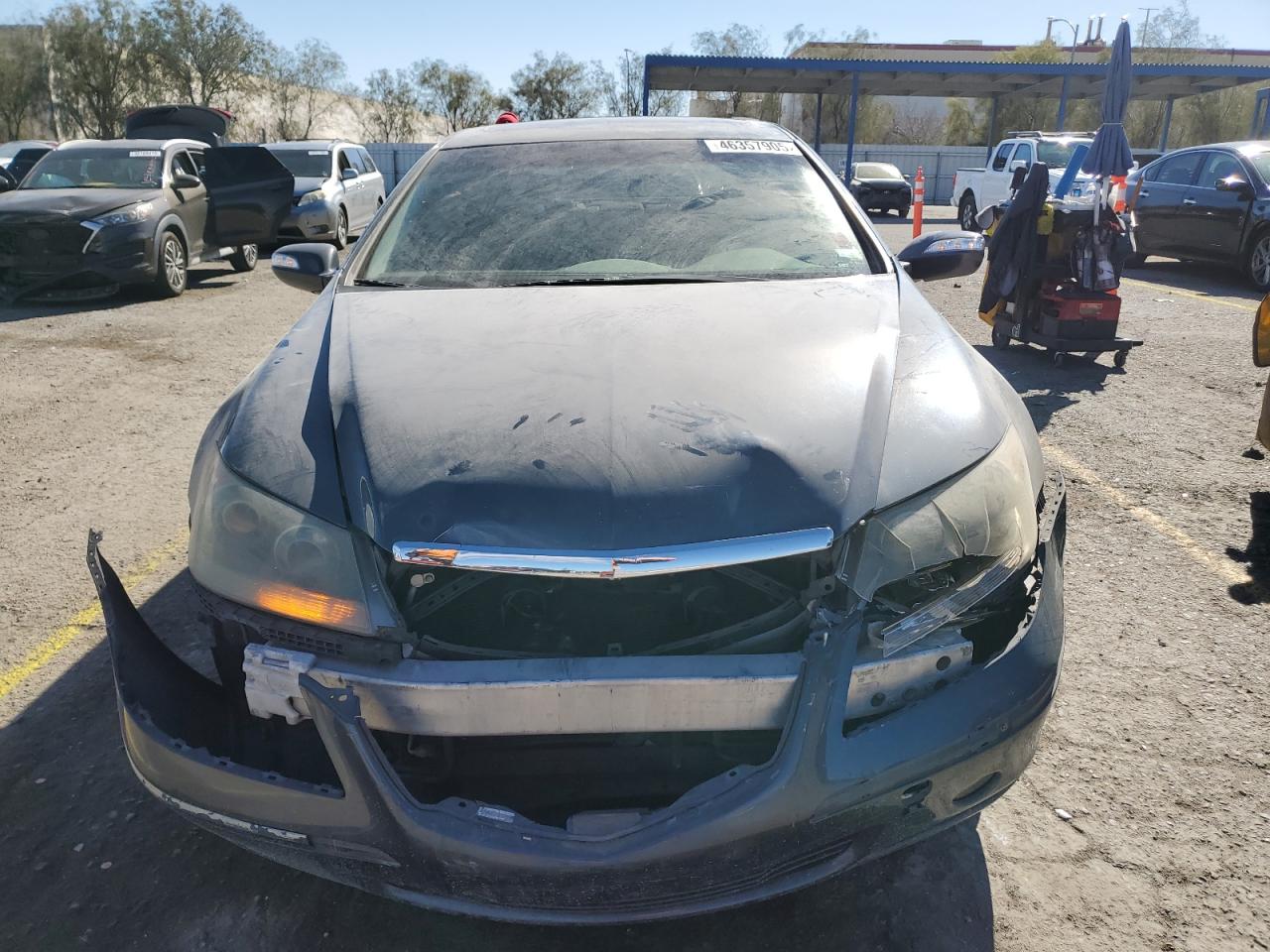 2005 Acura RL VIN JH4KB16595C009344 Copart auction photo, front end damage thumbnail 5
