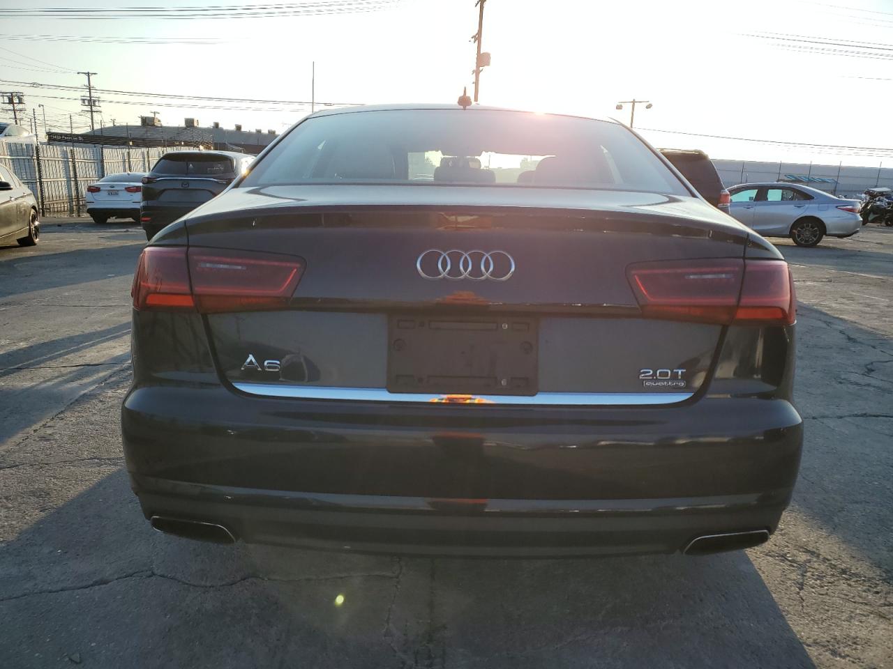 2016 Audi A6 VIN WAUFFAFC3GN005798 Copart auction photo, side / front end damage thumbnail 6