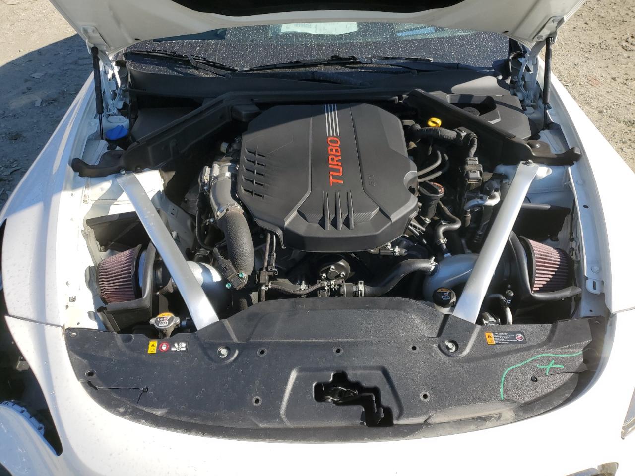 2022 KIA Stinger VIN KNAE55LC5N6115687 Copart auction photo, rear end damage thumbnail 11