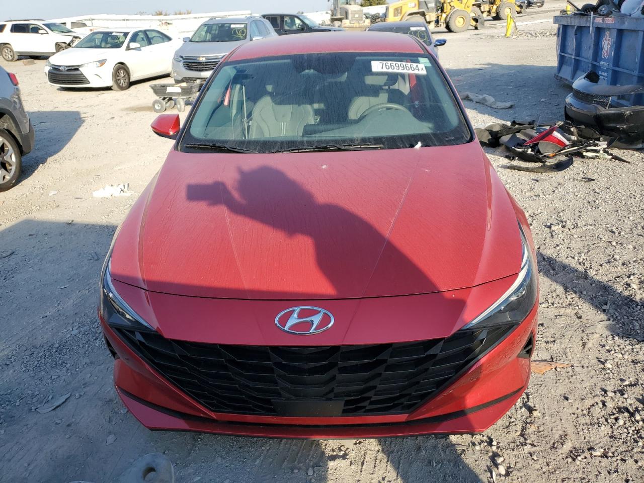 2022 Hyundai Elantra VIN 5NPLS4AG4NH061212 Copart auction photo, all over damage thumbnail 5