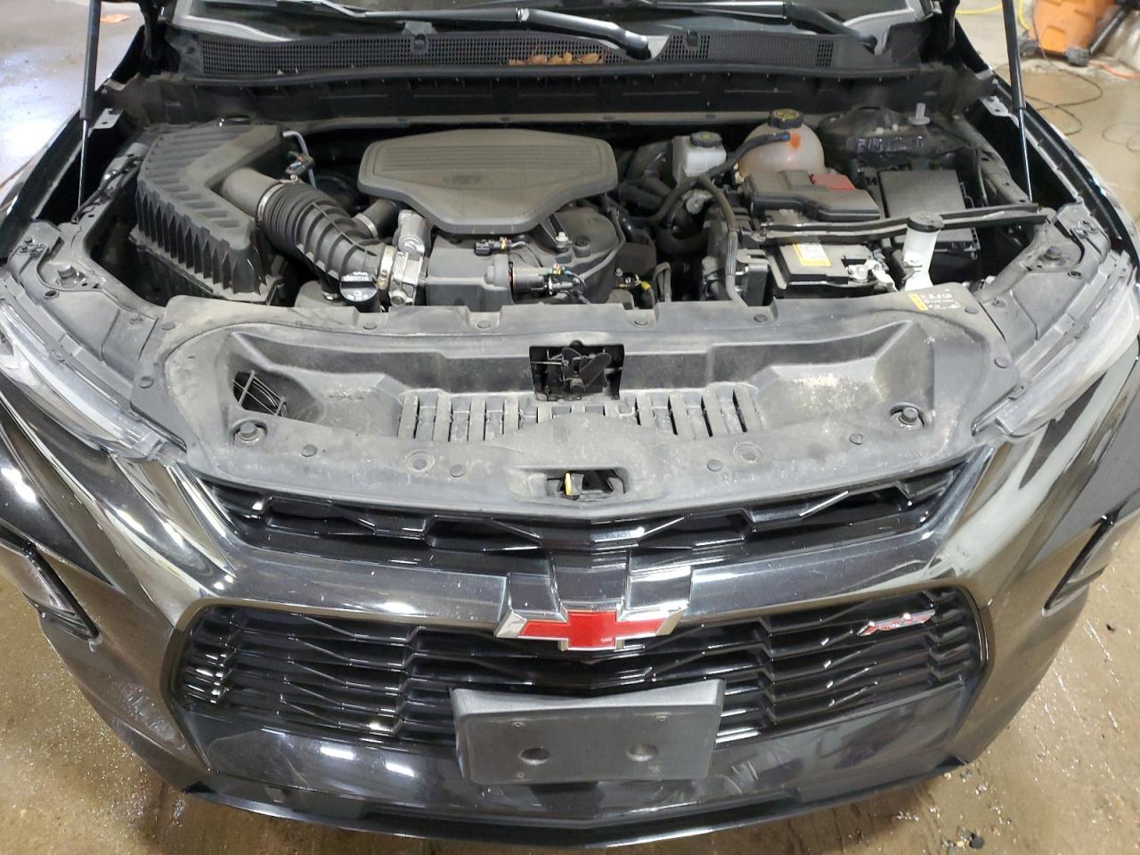2022 Chevrolet Blazer VIN 3GNKBKRS0NS137756 Copart auction photo, side damage thumbnail 12