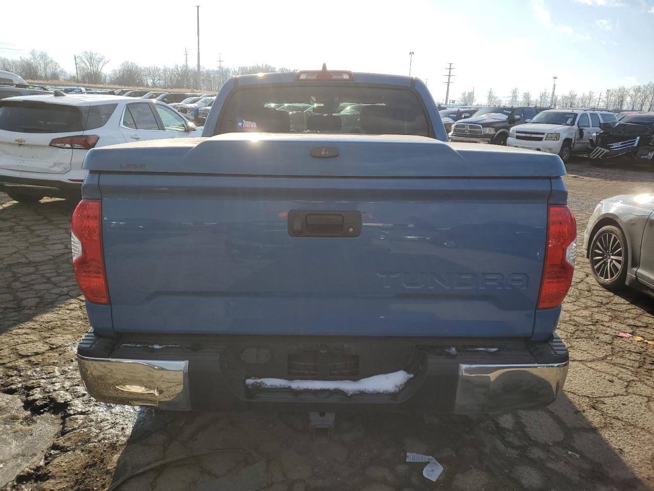 2020 Toyota Tundra VIN 5TFEY5F17LX259009 Copart auction photo, all over damage thumbnail 6