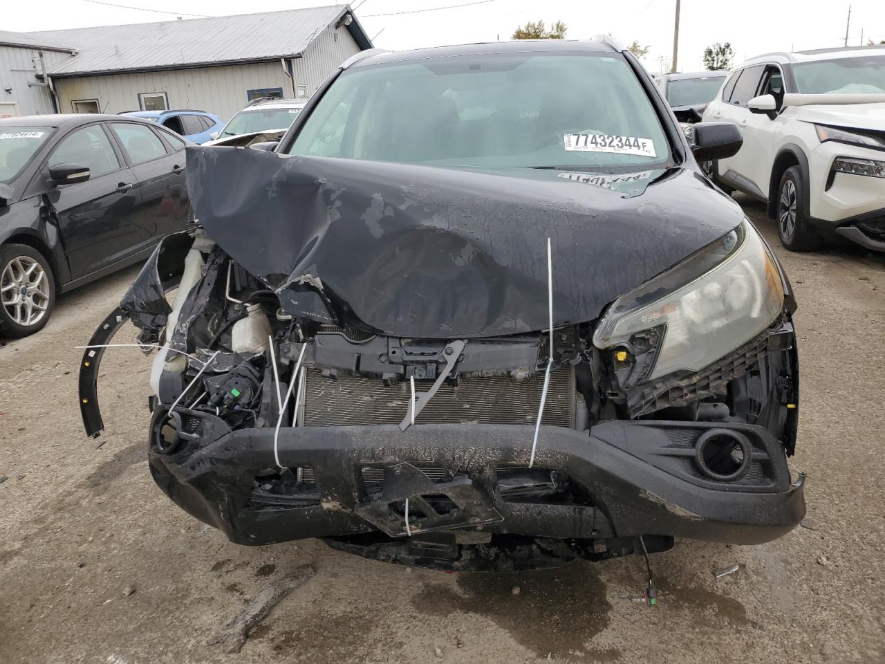 2013 Honda CR-V VIN 2HKRM4H70DH631120 Copart auction photo, front end damage thumbnail 5