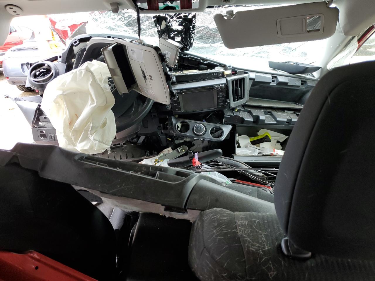 2017 Toyota RAV 4 VIN JTMBFREV4HJ158492 Copart auction photo, biohazard/chemical / front end damage thumbnail 8