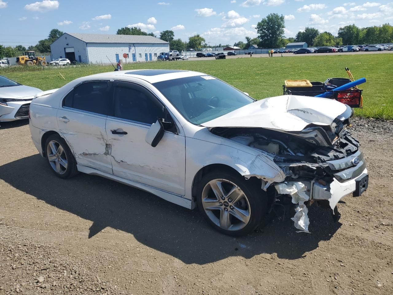 2012 Ford Fusion VIN 3FAHP0KCXCR175176 Copart auction photo, all over damage thumbnail 4