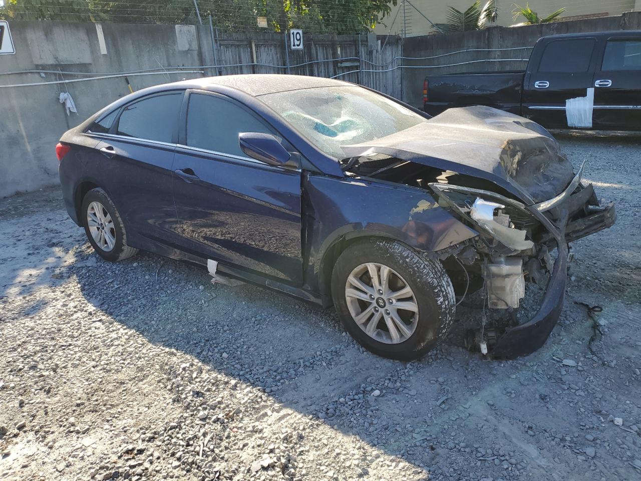 2014 Hyundai Sonata VIN 5NPEB4AC2EH849704 Copart auction photo, front end damage thumbnail 4